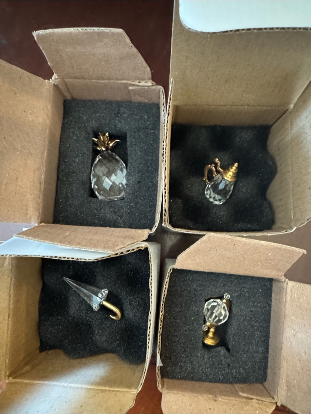 Lot of 11 Vintage Crystal Figurines